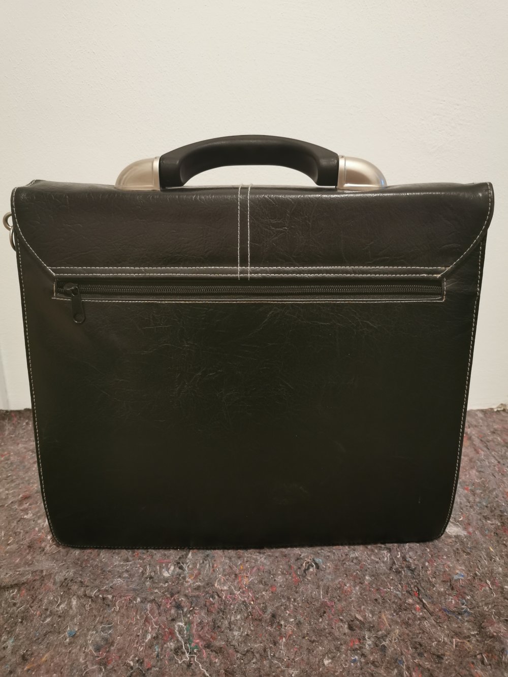 Aktentasche Aktenkoffer Leder schwarz