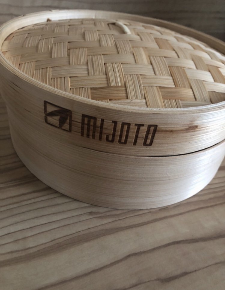 Bambus Dämpfer Mijoto und Baumwolltücher