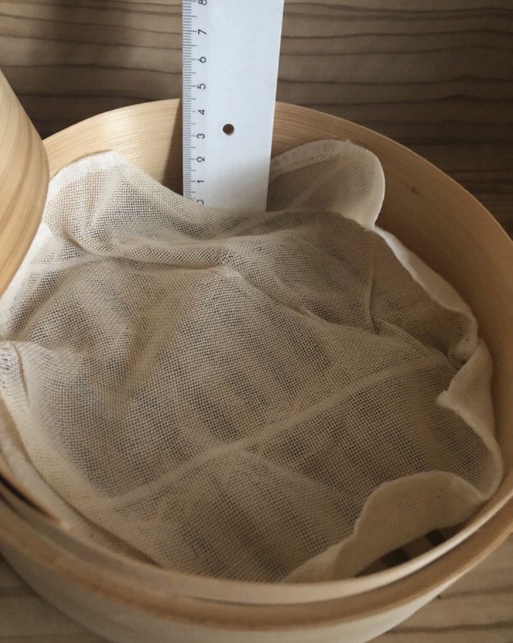 Bambus Dämpfer Mijoto und Baumwolltücher