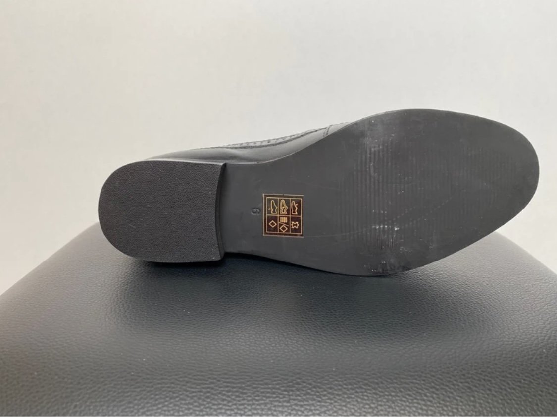 Budapester Schuhe Büro Business Französisch Echtleder Schwarz Wide Fit ASOS