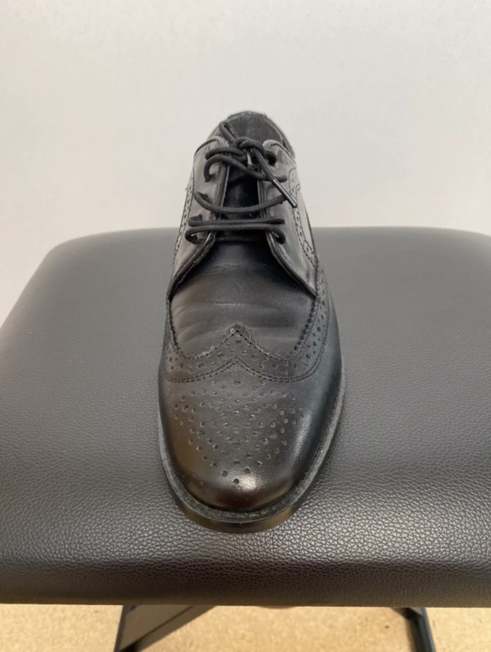 Budapester Schuhe Büro Business Französisch Echtleder Schwarz Wide Fit ASOS