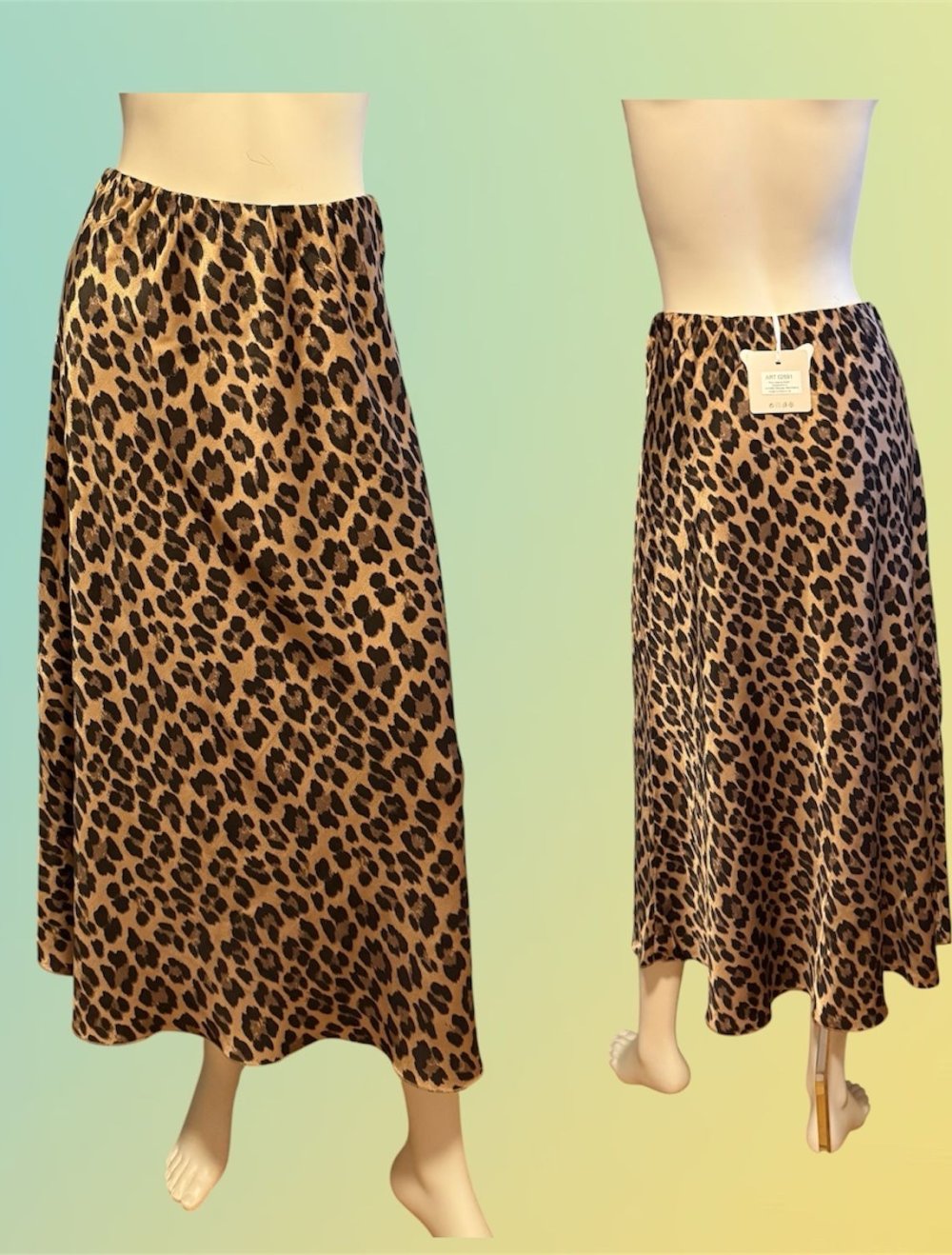 Rock mit Leopardenmuster