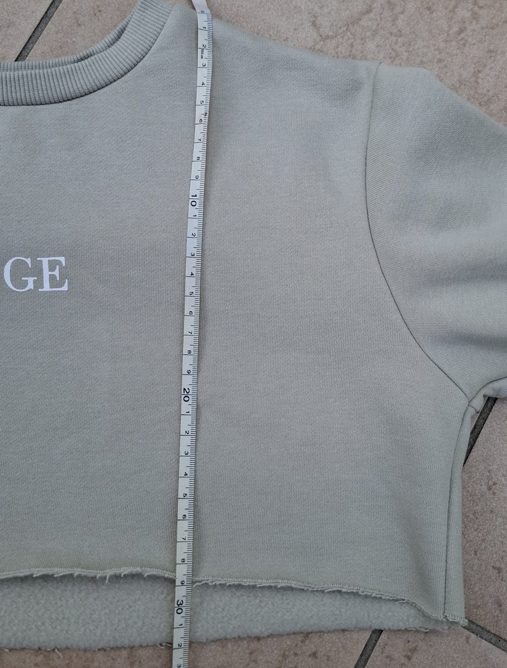 Pullover bauchfrei beige Gr. S