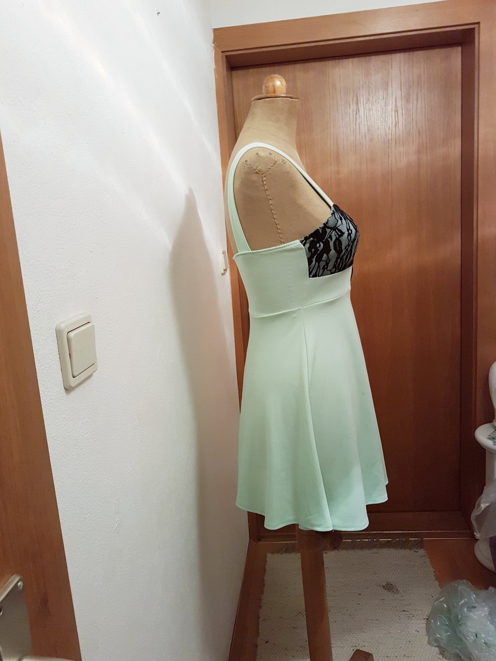 Neues Kleid in türkis 