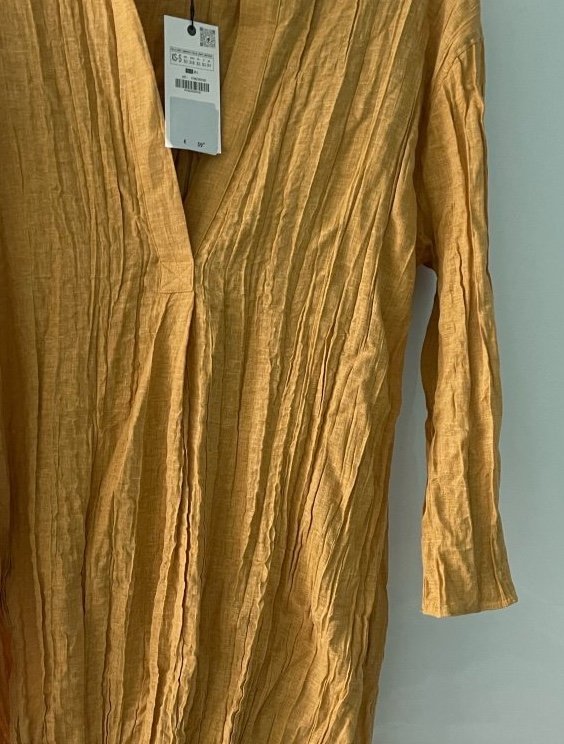 Leinenkleid gr.S neu Zara NP60€