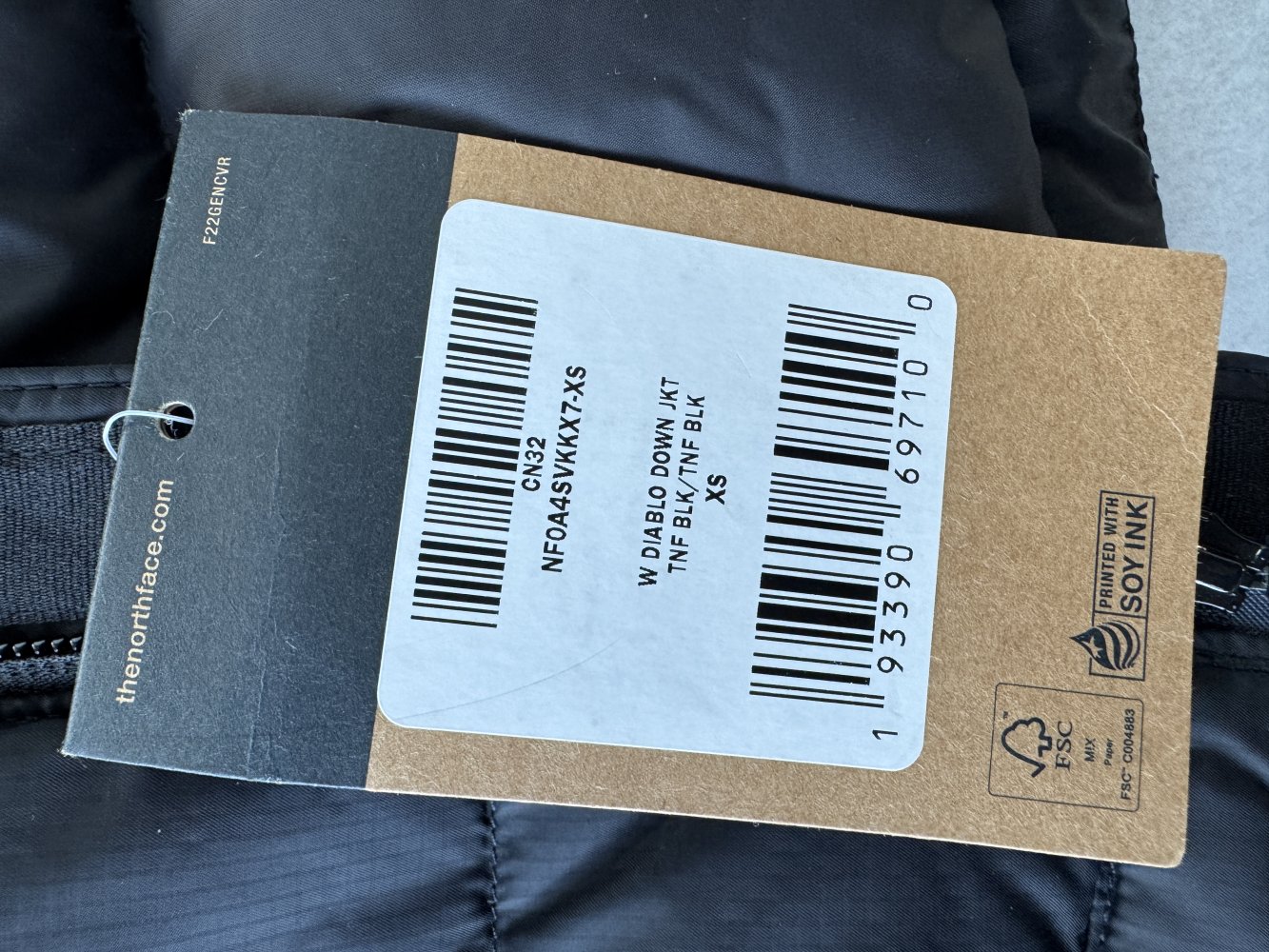 The north Face Damen Daunenjacke Größe XS neu