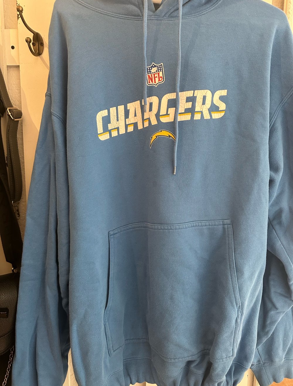 Vintage Hoodie Reebok NFL Chargers Blau L/XL