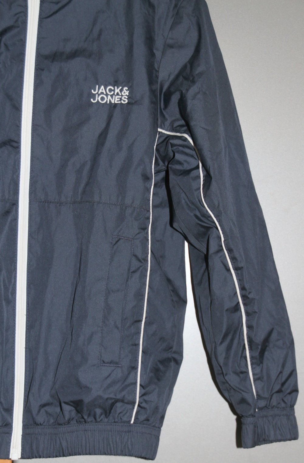 Jack & Jones leichte Jacke 134 140 Stehkragen Jäckchen marine blau w Neu