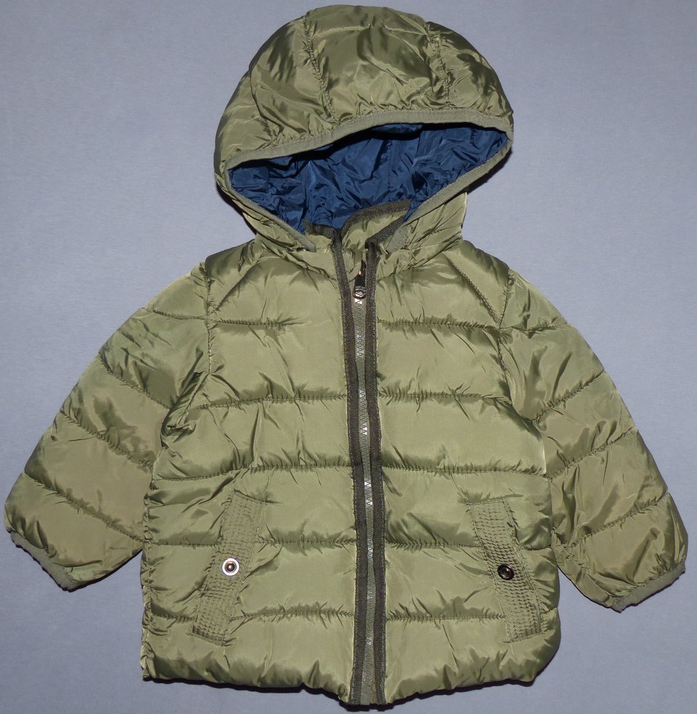 Zara Baby Boy wattierte Jacke 74 80 86 9-12-M Jäckchen w Neu