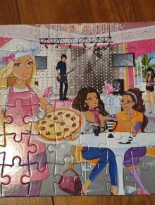 Barbie Jigsaw Puzzle 5+ Jahre 60 Teile 35x25 cm Frank