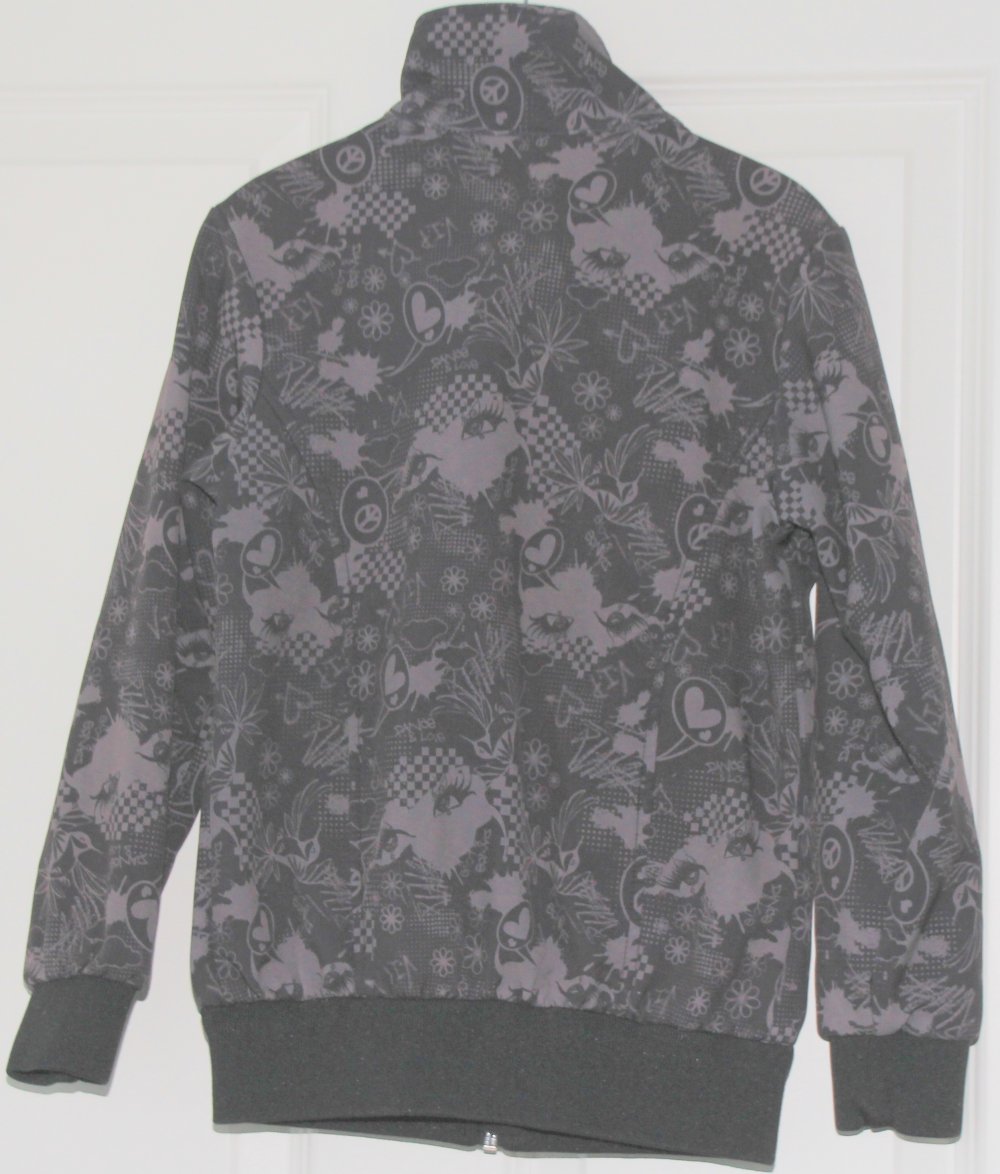 Yigga leichte Jacke 134 140 grau schwarz w Neu