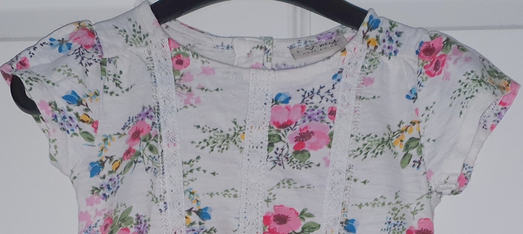 Next Sommer Kleid 86 92 Kleidchen Hängerchen Blumenwiese w Neu