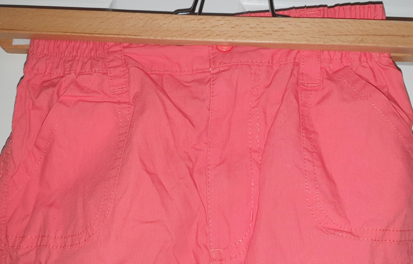 5.10.15. Short 110 116 Hose Shorts Hot Pants Korallen rot Neu!