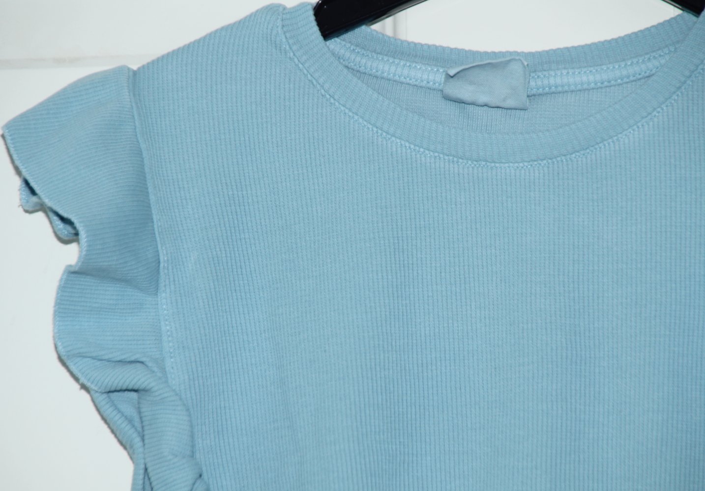 Zara T - Shirt 128 134 Mädchen Longsleeve türkis blau w Neu