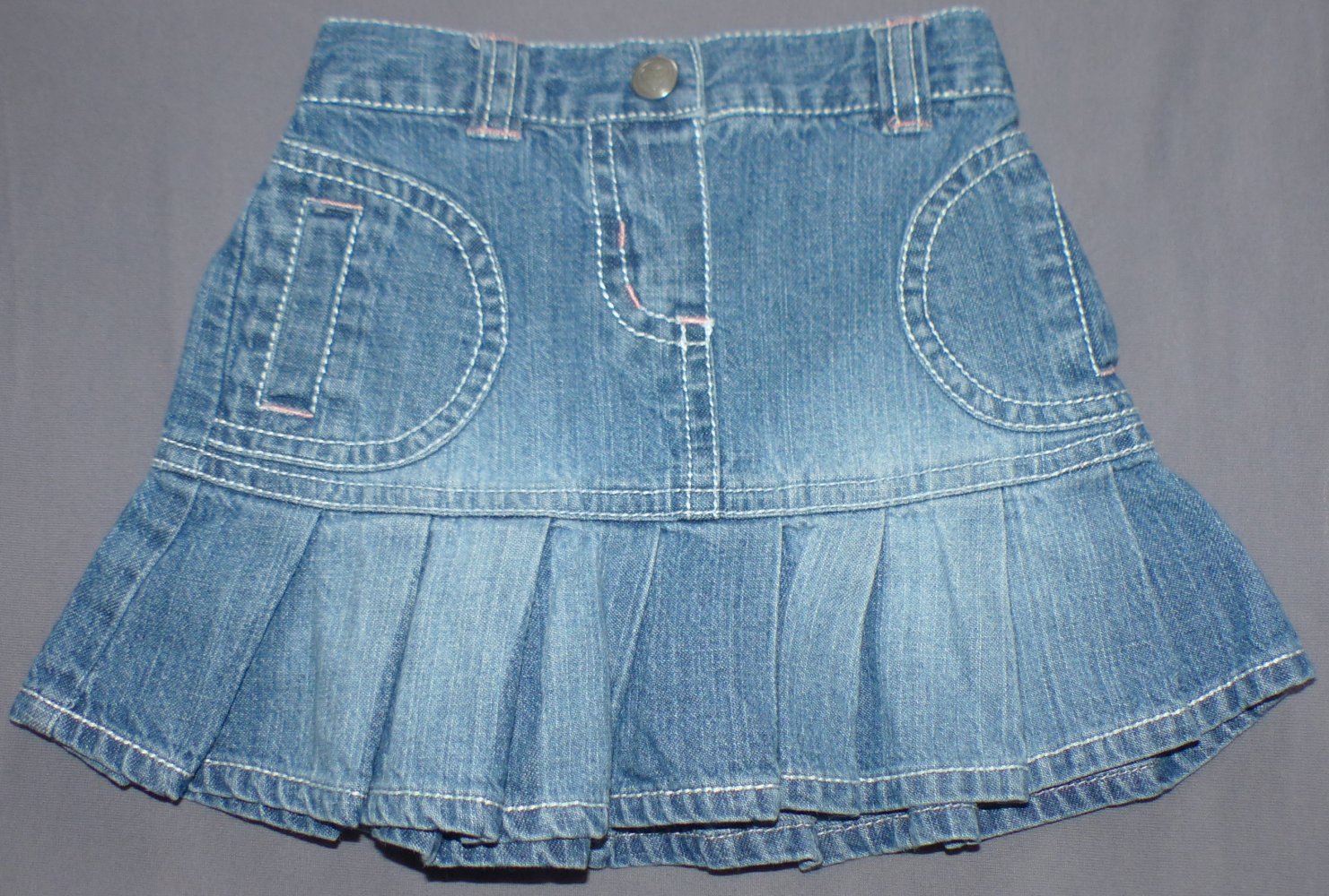 NEXT Jeans Rock Röckchen 68 74 6-9 M sweet blau traumhaft Mode UK w Neu