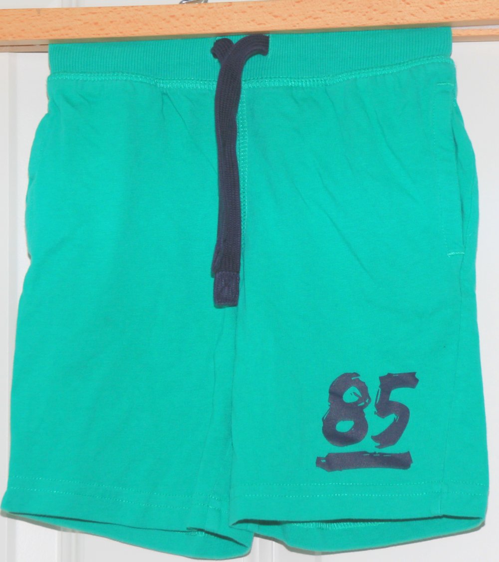 Topolino Short 92 98 Sommer Hose Shorts grün kurz w Neu