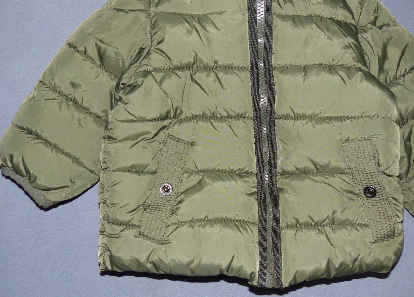 Zara Baby Boy wattierte Jacke 74 80 86 9-12-M Jäckchen w Neu