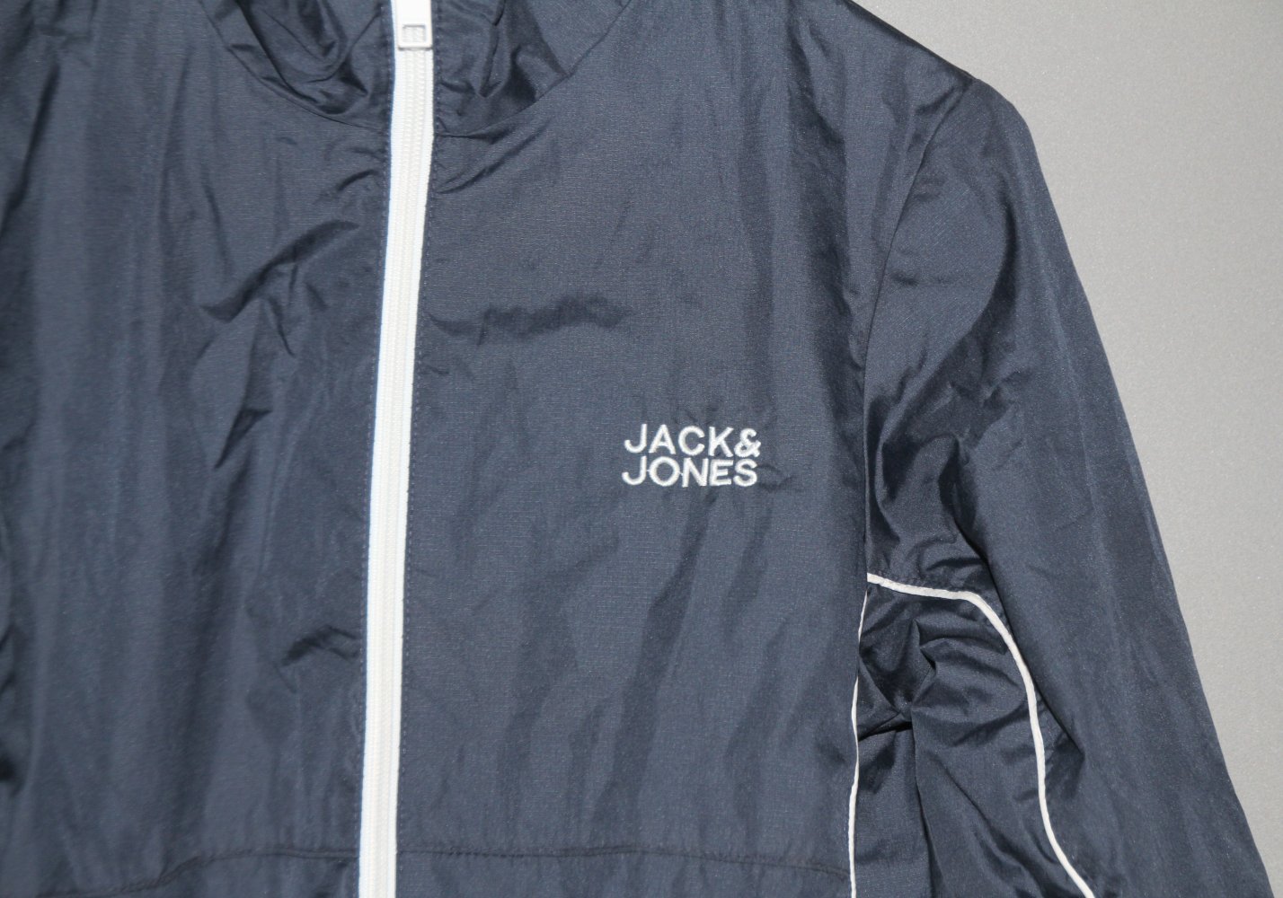 Jack & Jones leichte Jacke 134 140 Stehkragen Jäckchen marine blau w Neu