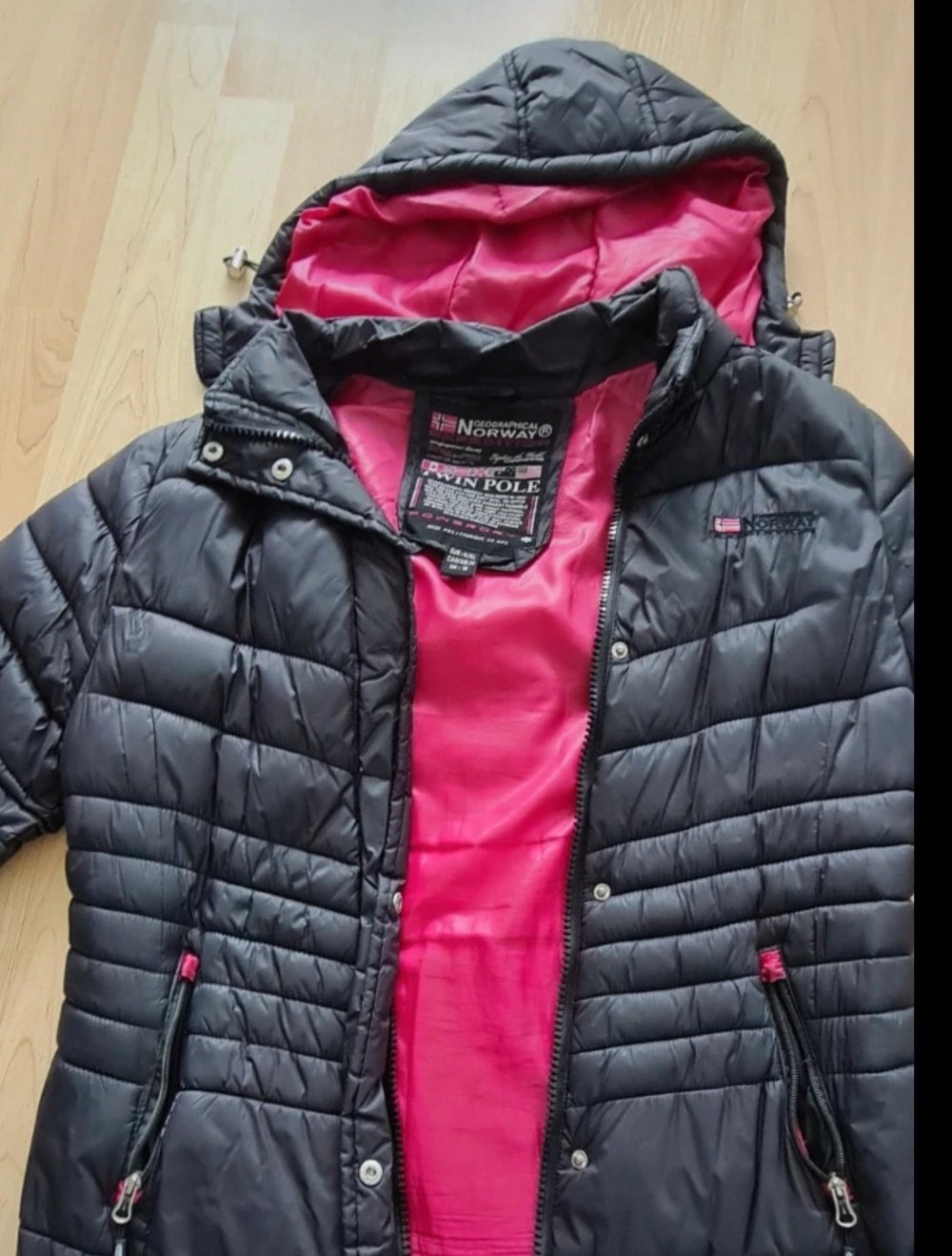 Geographical Norway Damen Wintermantel Mantel Gr XL schwarz