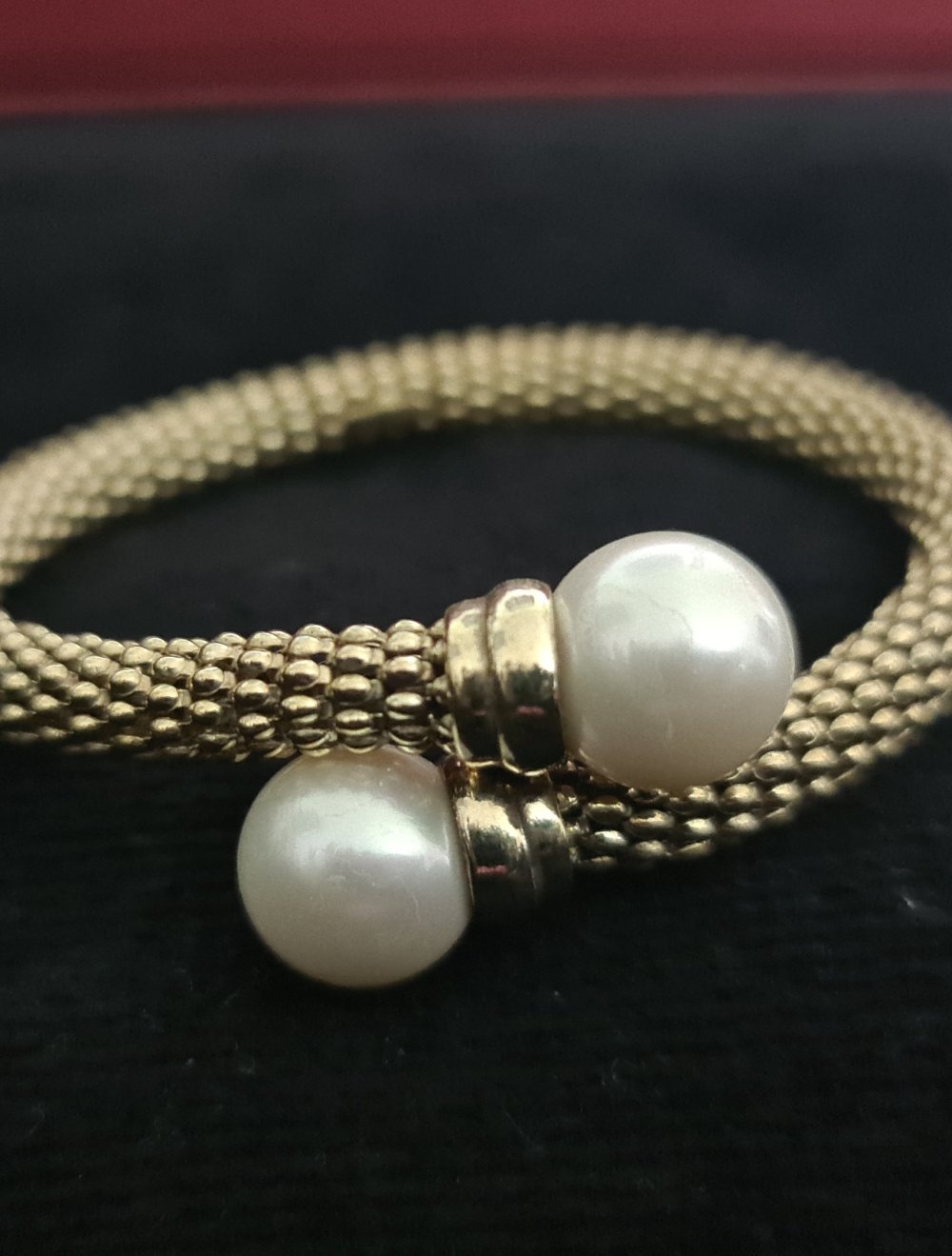 Armband mit dicken Perlen Vintage