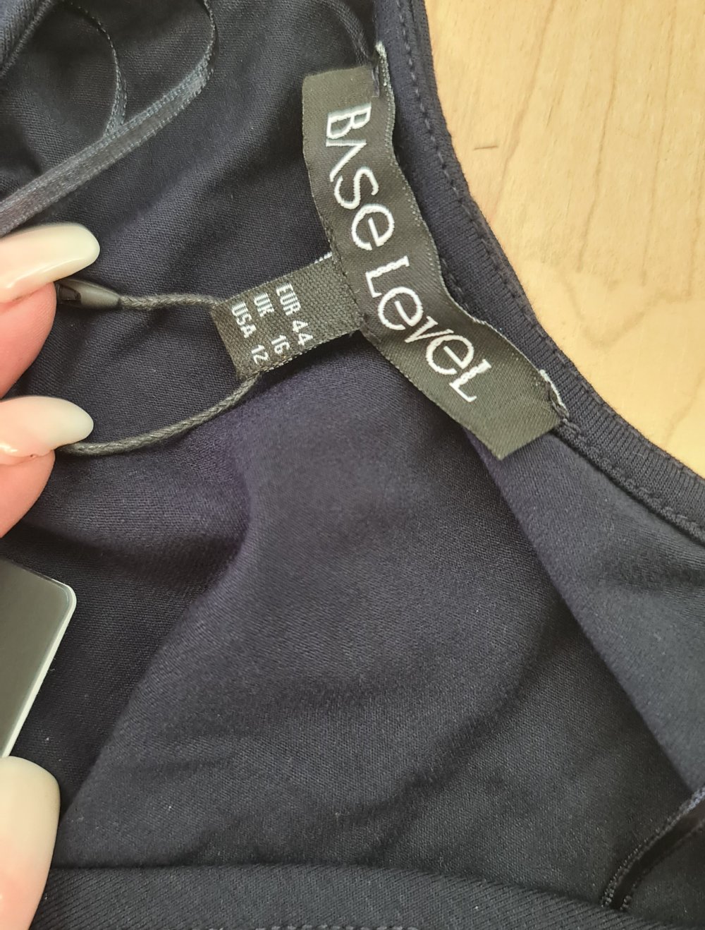 Base Level Wickelkleid Kleid Gr 44 Neu