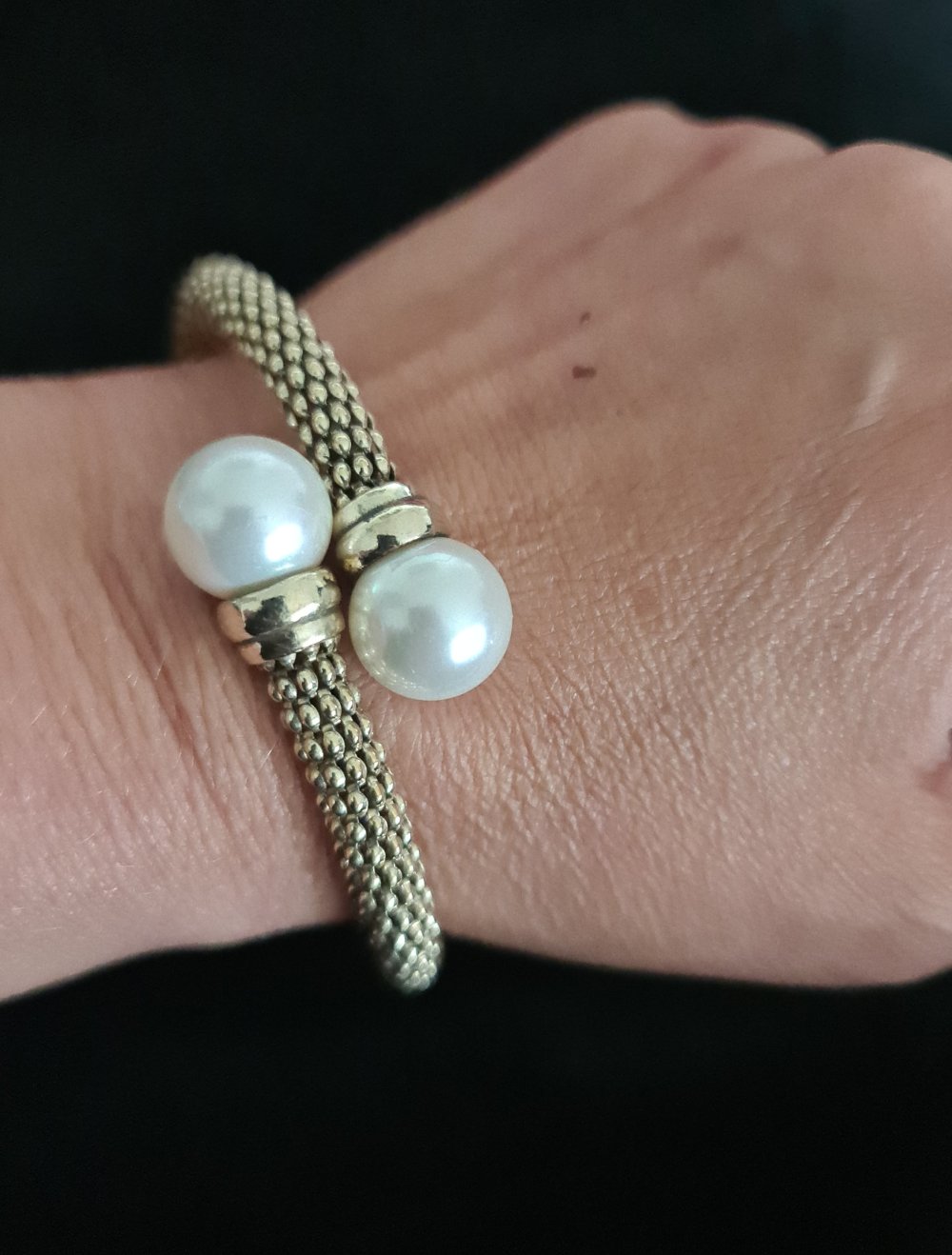 Armband mit dicken Perlen Vintage