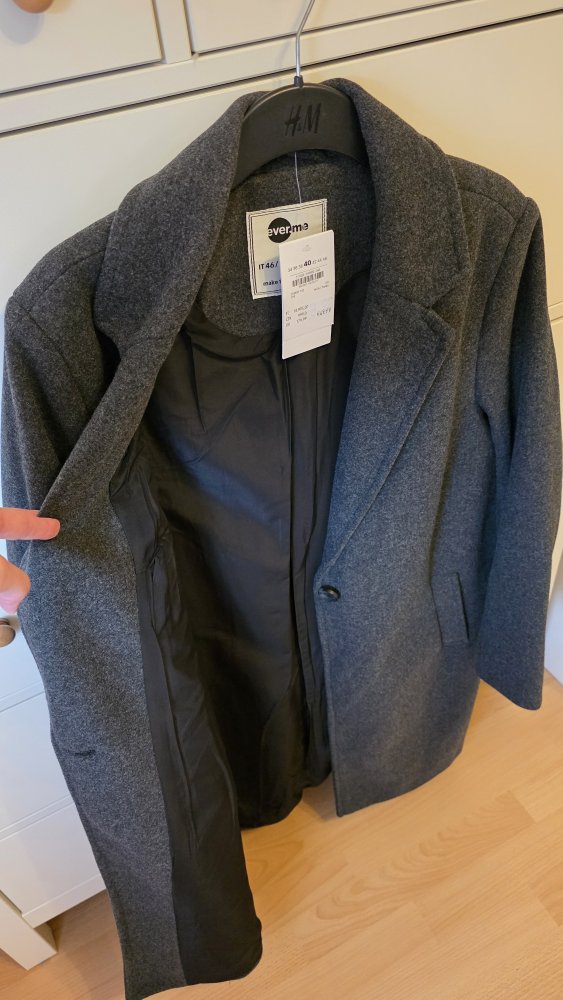 NEU Mantel in Woll-Optik in Gr. 40