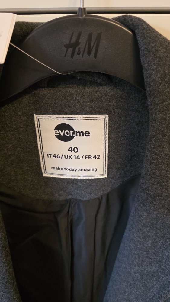 NEU Mantel in Woll-Optik in Gr. 40