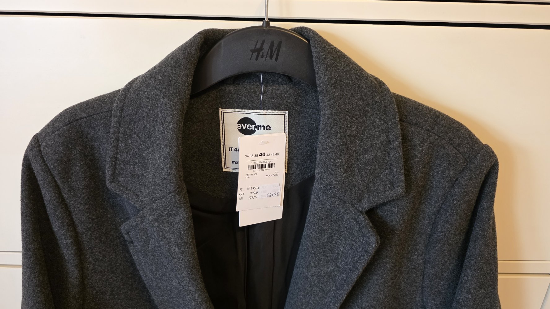 NEU Mantel in Woll-Optik in Gr. 40