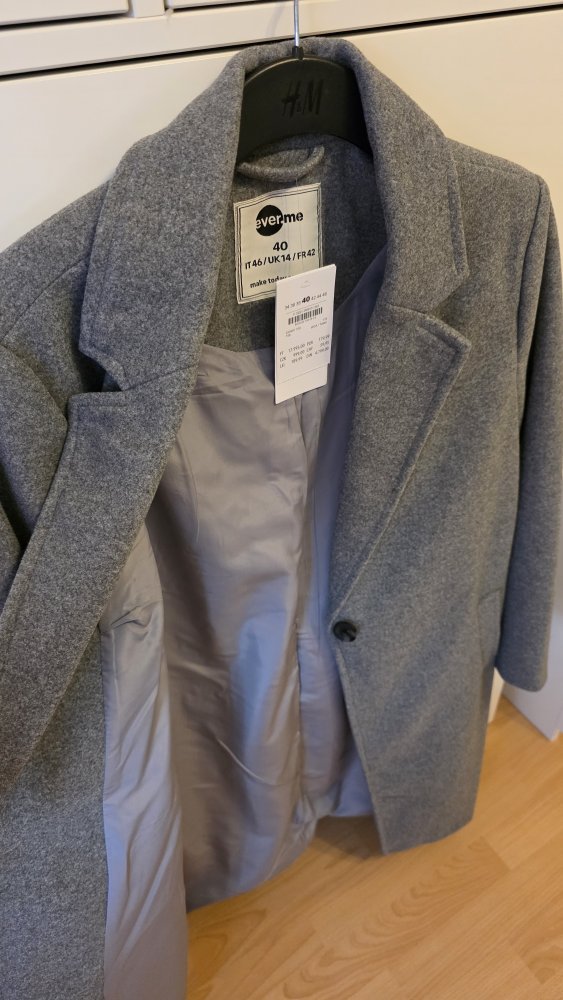 NEU Mantel in Woll-Optik in Gr. 40
