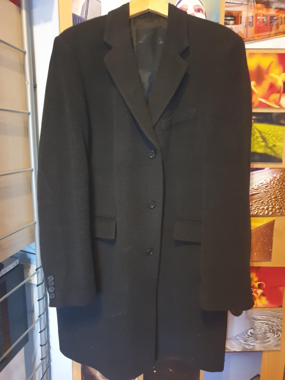 JOOP Wintermantel Herren, grau, Gr 106, Schurwolle-Kashmir + Polyamid Anteil für Formstabilität