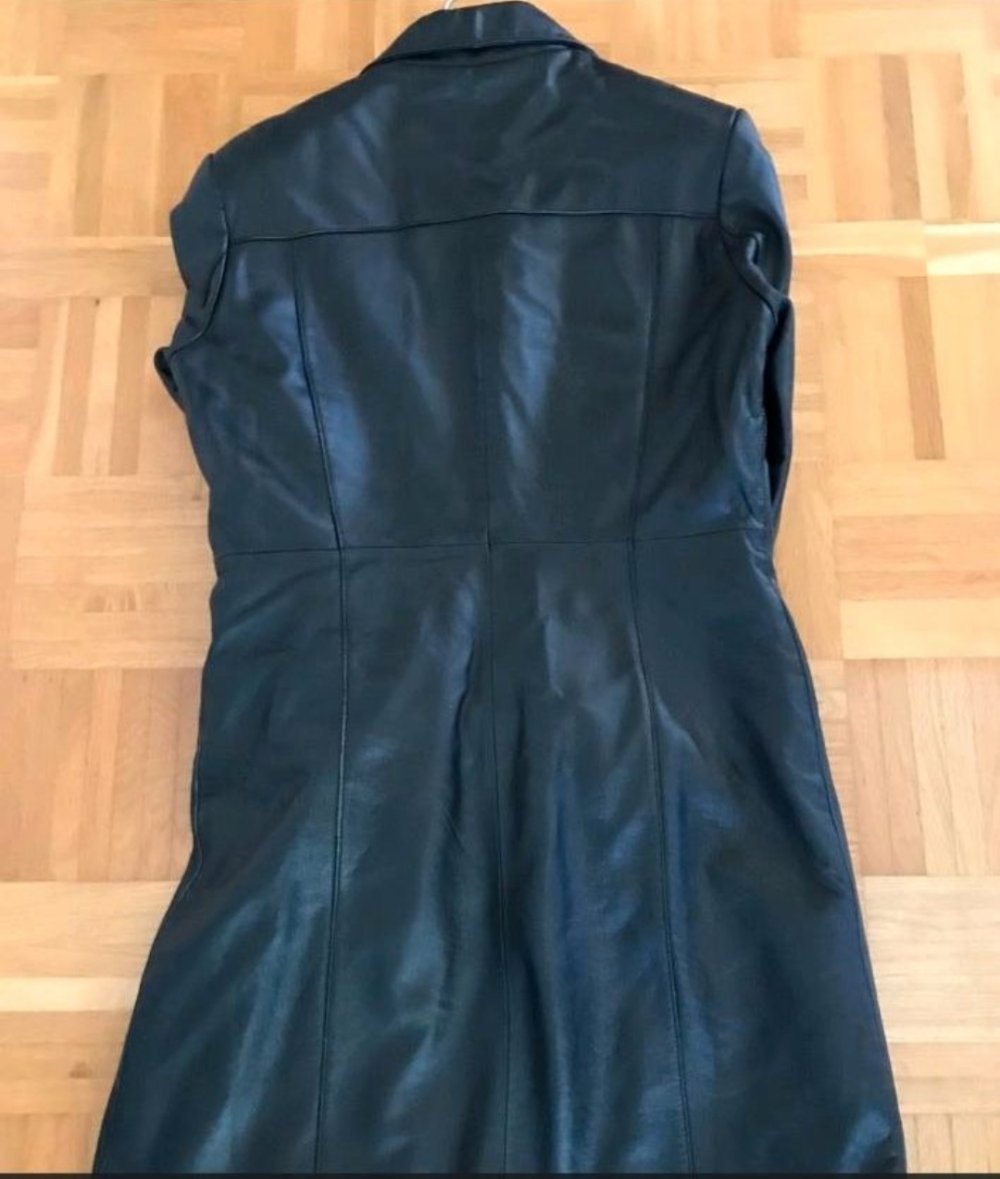 Kurzer Ledermantel Echtleder