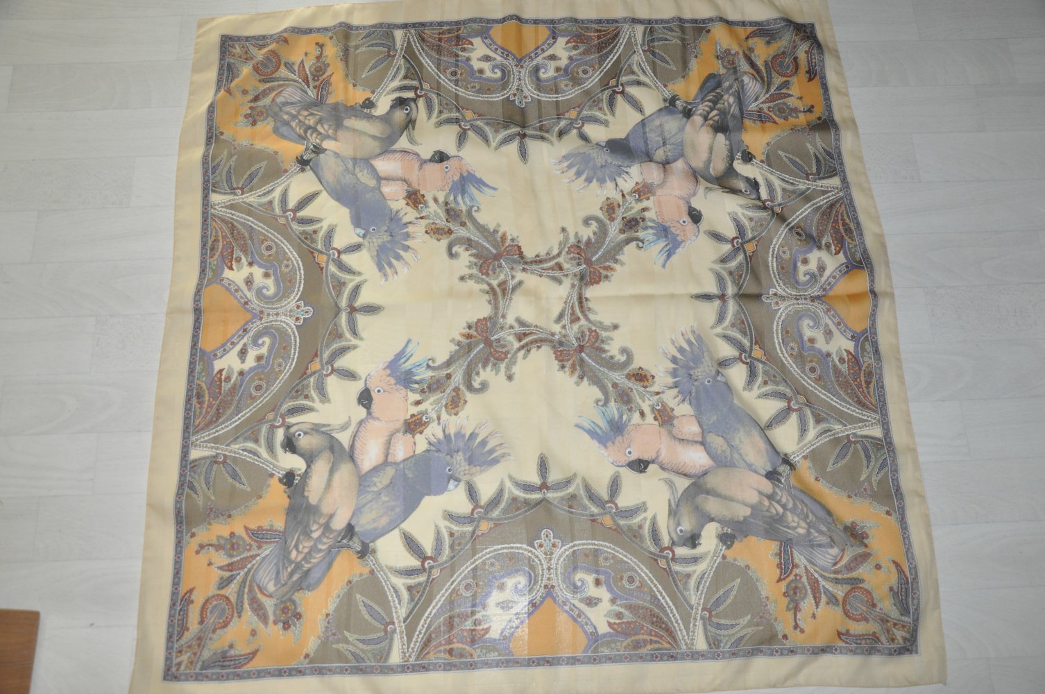 Foulard Schal Halstuch mit Vögeln