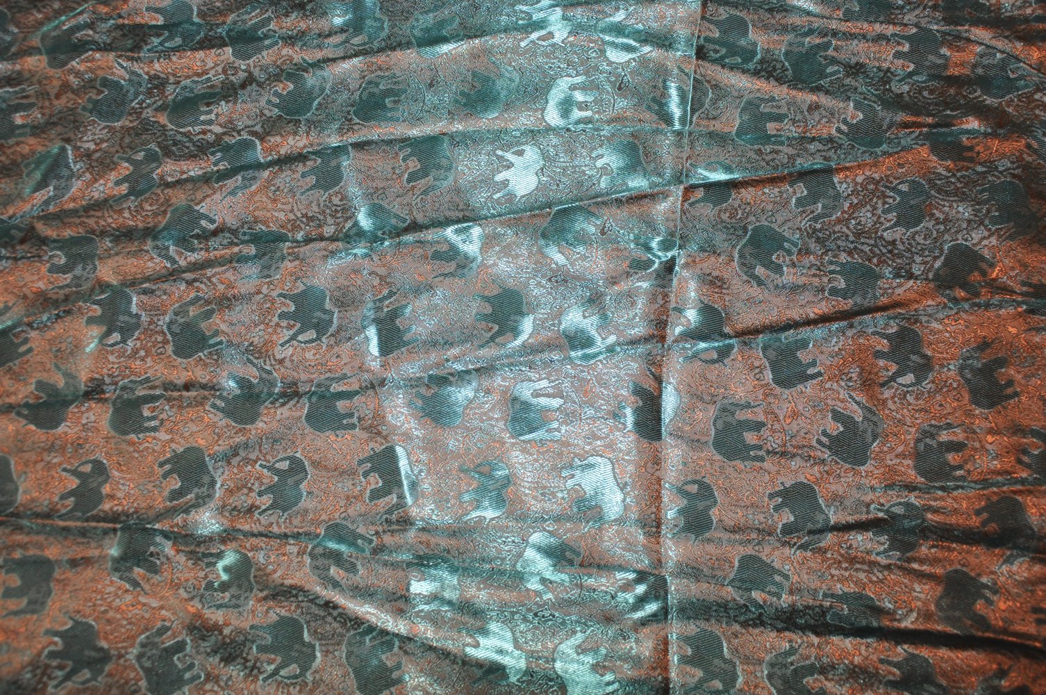 Schal Foulard Halstuch mit Elefanten