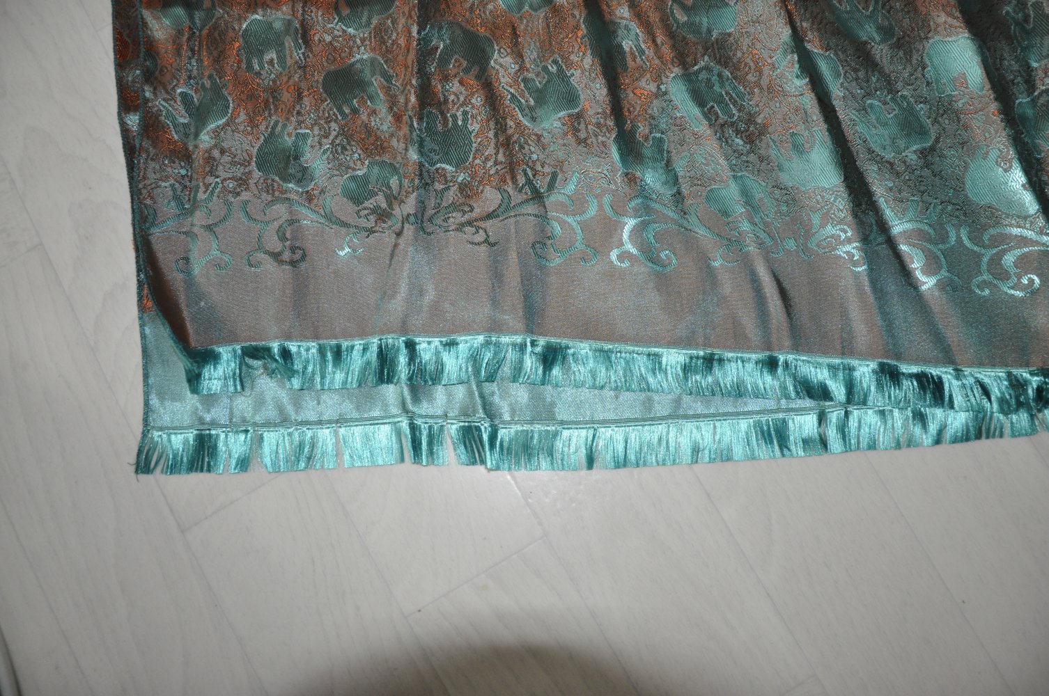 Schal Foulard Halstuch mit Elefanten