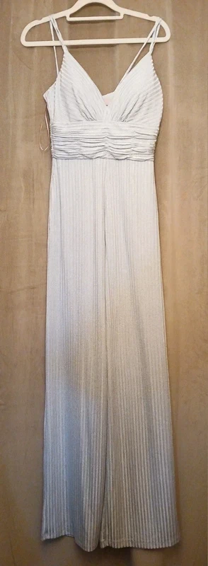 Jumpsuit in Silber/Grau Gr.34