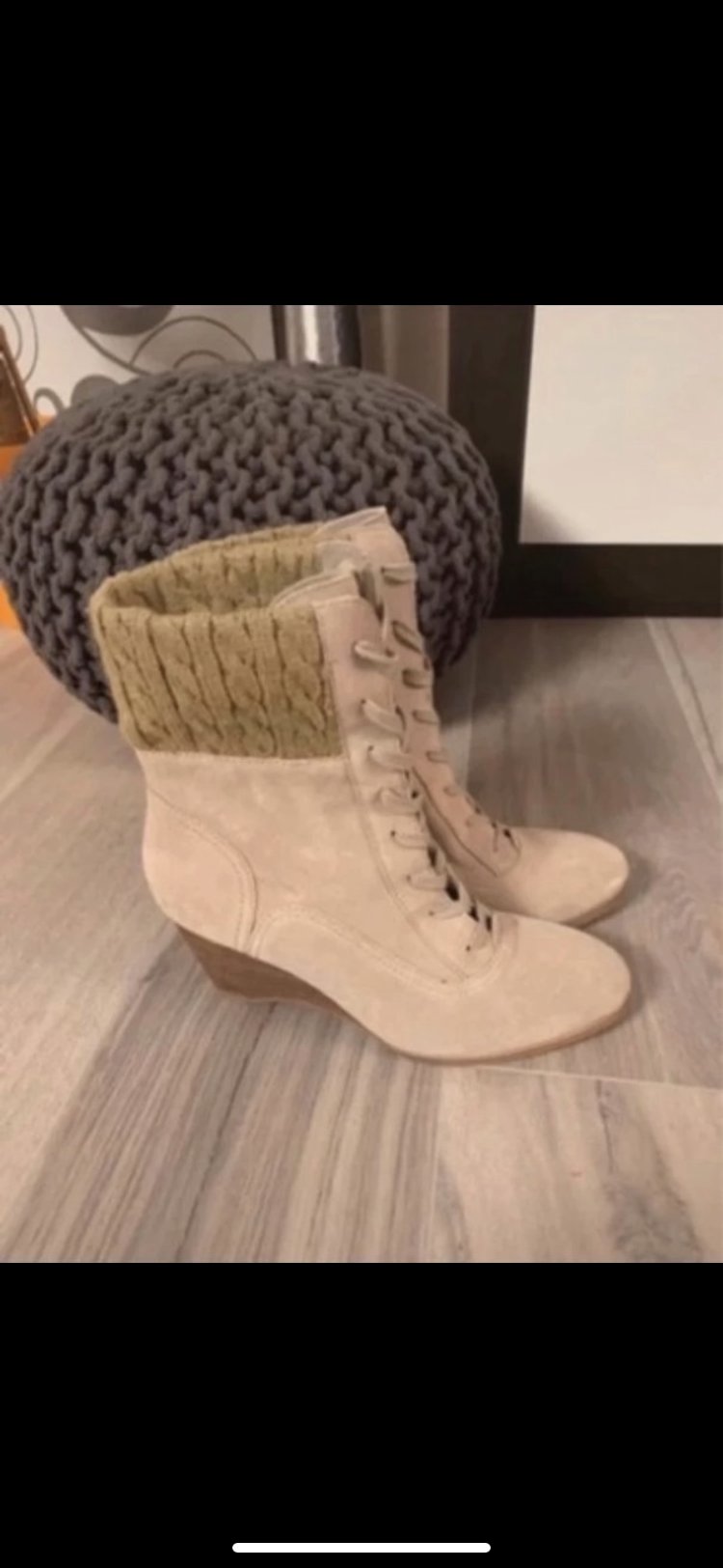 Stiefeletten Gr.39 Esprit neu echt Leder 