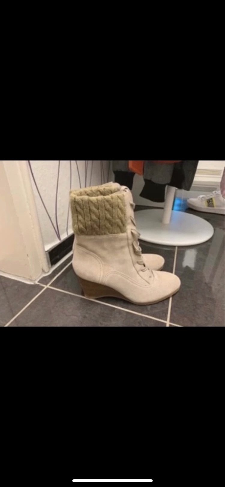 Stiefeletten Gr.39 Esprit neu echt Leder 