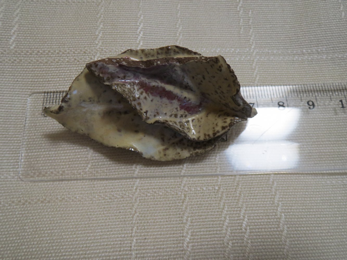 Brosche, Vinage, Herbst, 2 Blätter