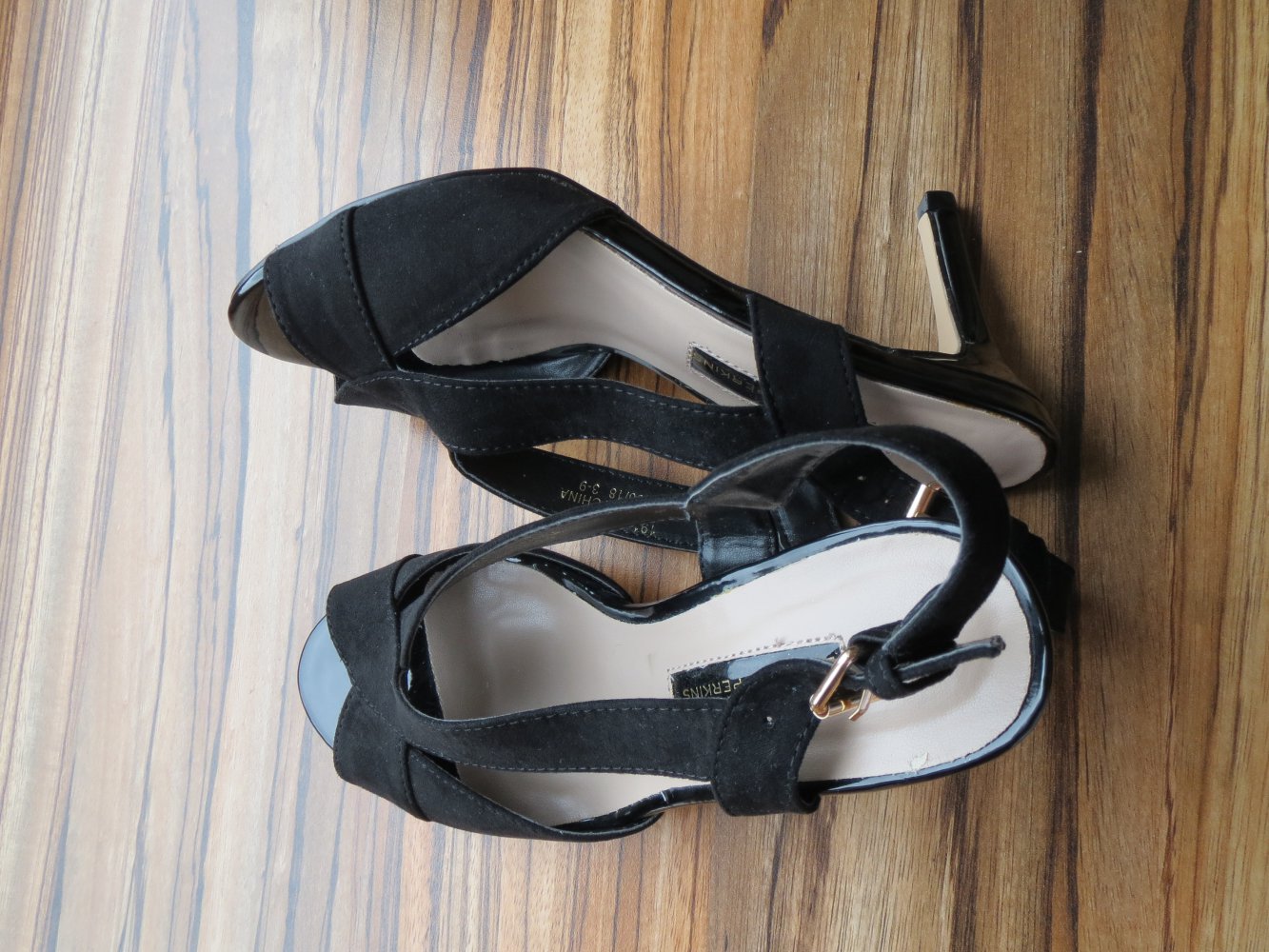 High Heel Sandalen, Gr.37, schwarz