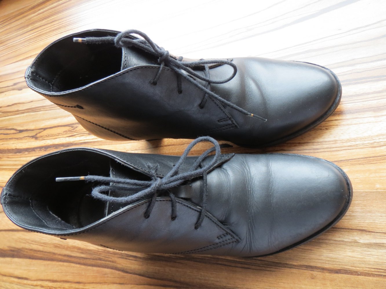 Schnür-Stiefelette, Gr.37, schwarz