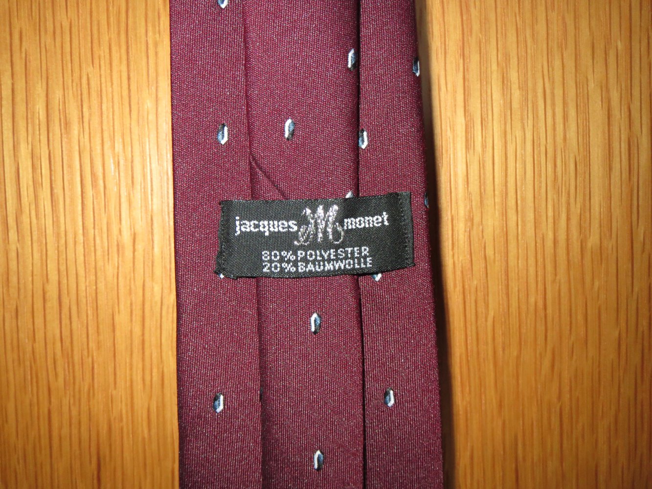 Krawatte, Jacques Monet, bordeaux