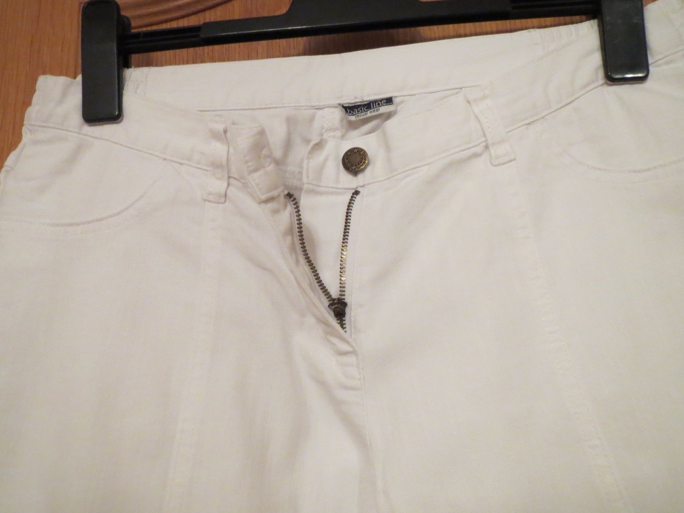 Hose, Jeans, Gr.44/L, weiß