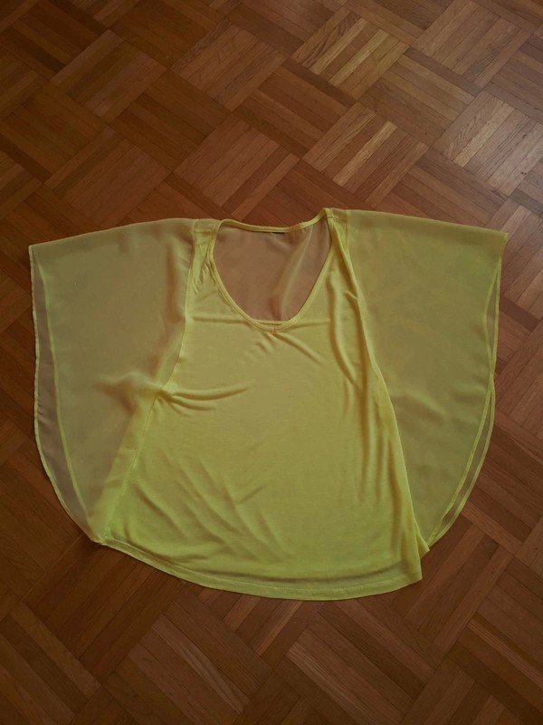 Bluse, Gr.36/S, gelb