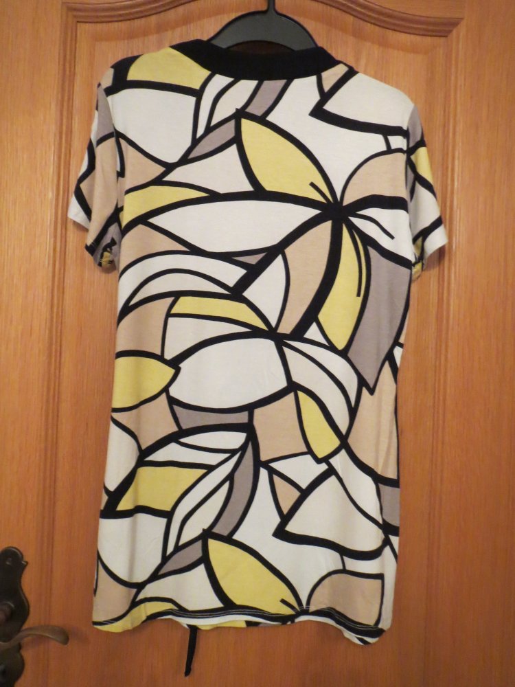 2-Teiler Bluse und Rock, Gr.42/44, bunt