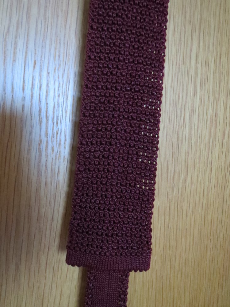 Krawatte, bordeaux, Gold Star