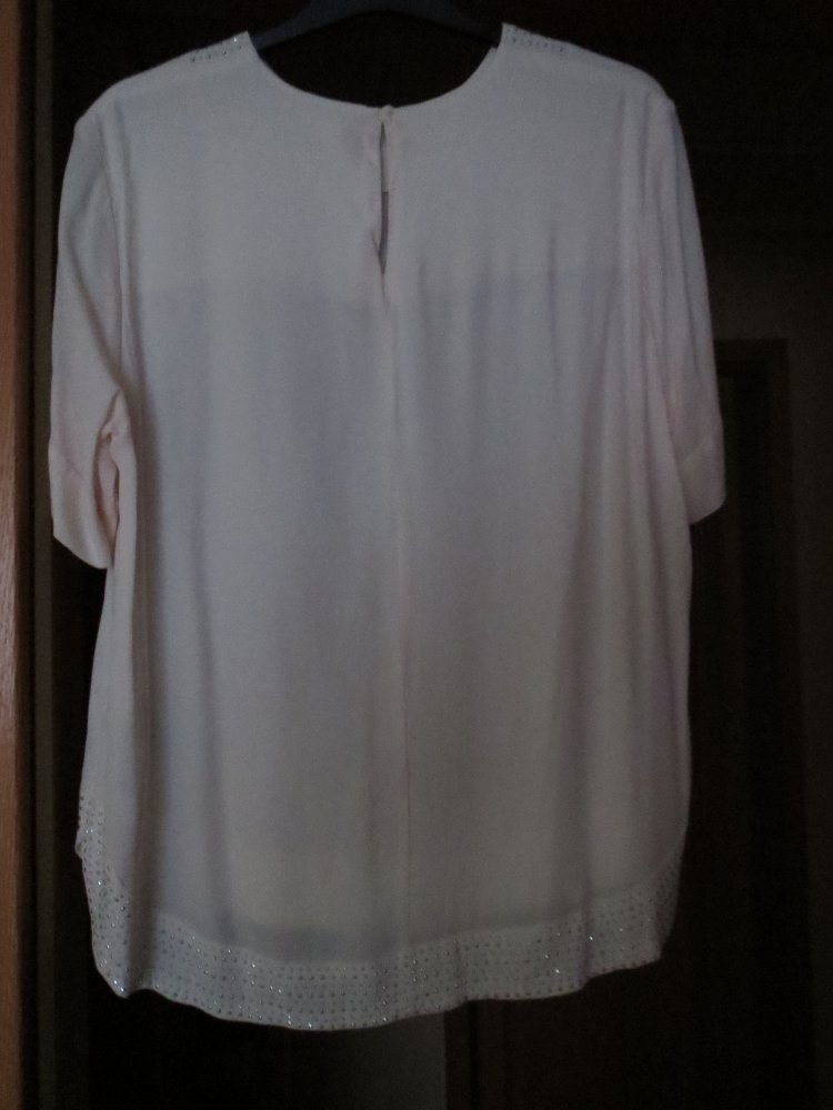 Bluse, Gr. 42/M, ecru, sehr schick