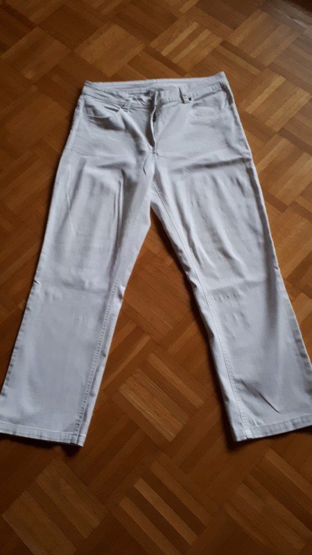 Hose, Jeans, Gr.42, weiß