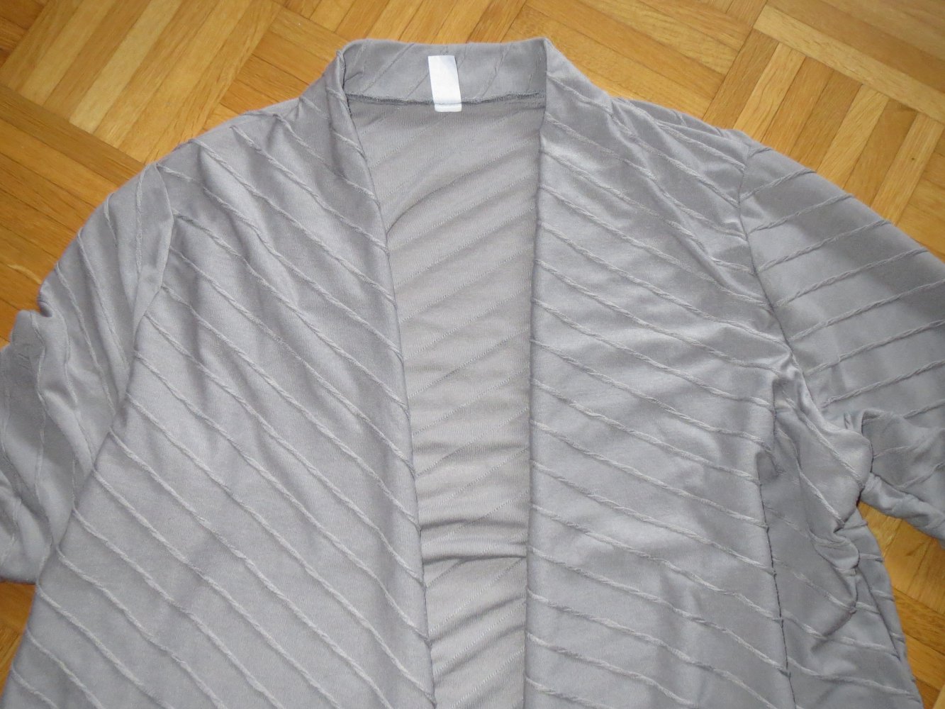Cardigan, Gr.50/XL, grau