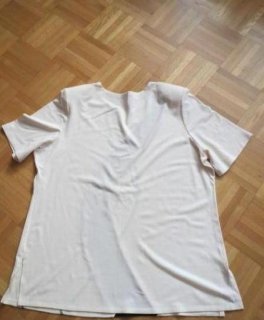 2-Teiler, Hose, Oberteil, Gr.42/44, neu, ecru